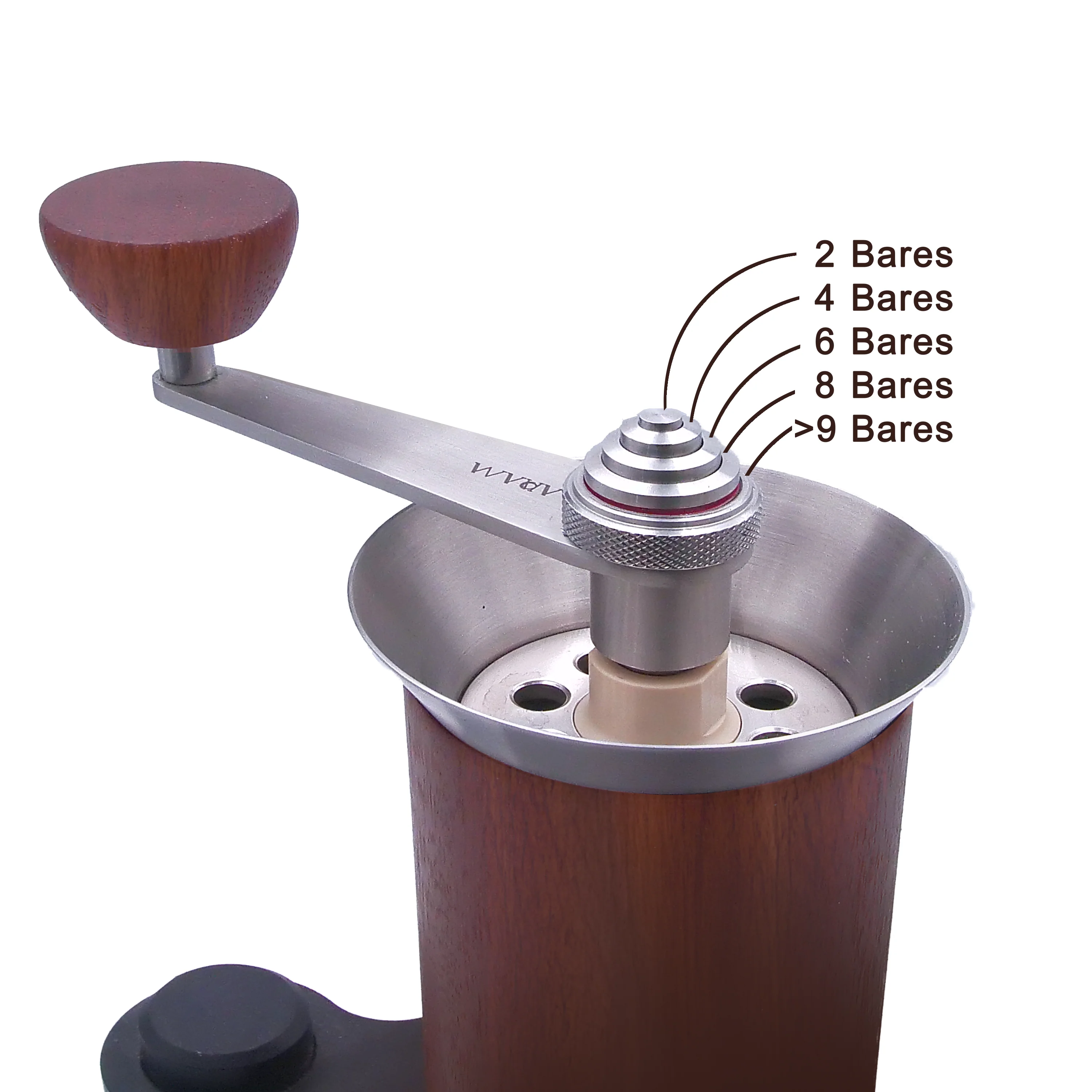 ARAM Manual Espresso Maker + Steel Support - Image 7