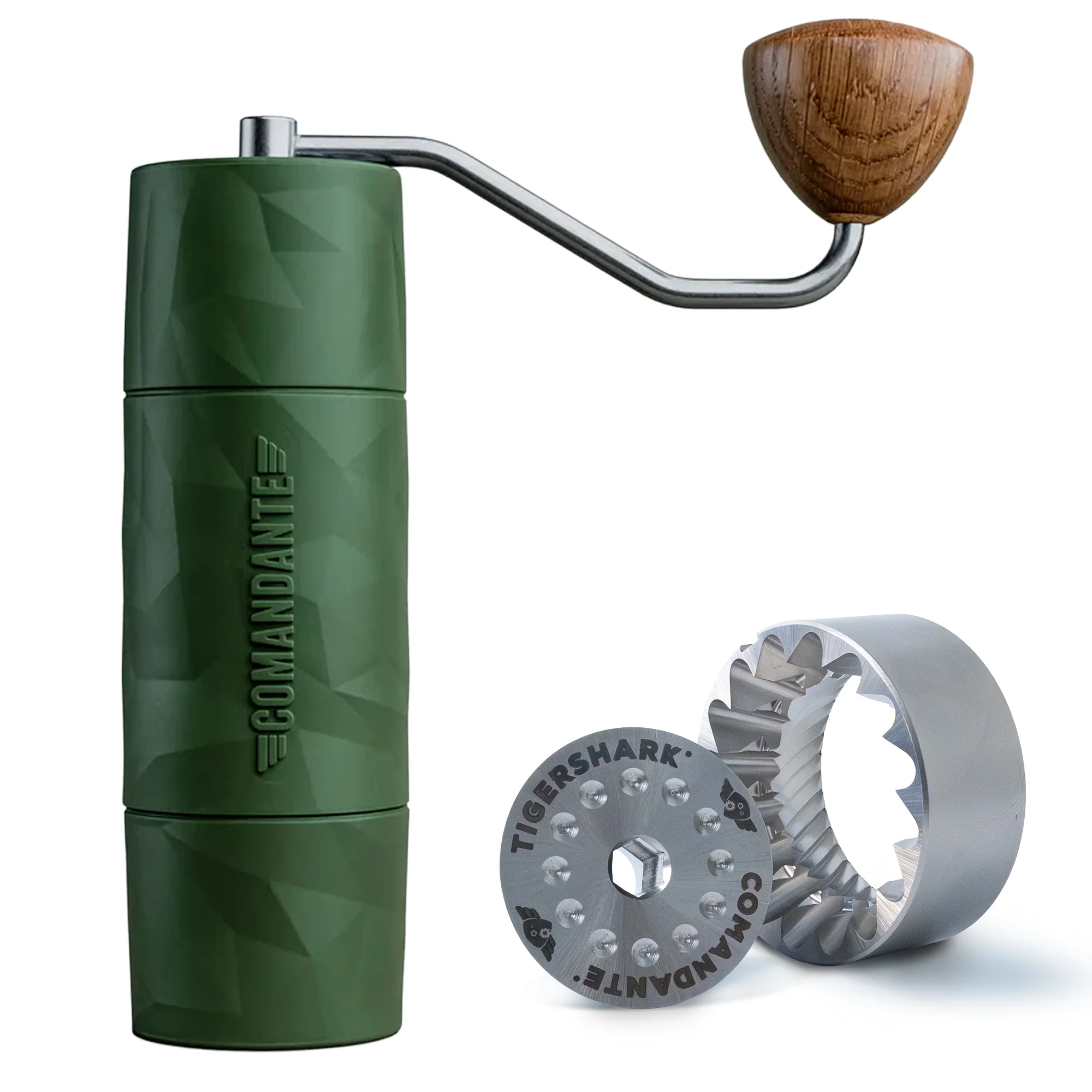 Comandante Coffee Grinder X25 Trailmaster FOREST, TIGERSHARK® Burr