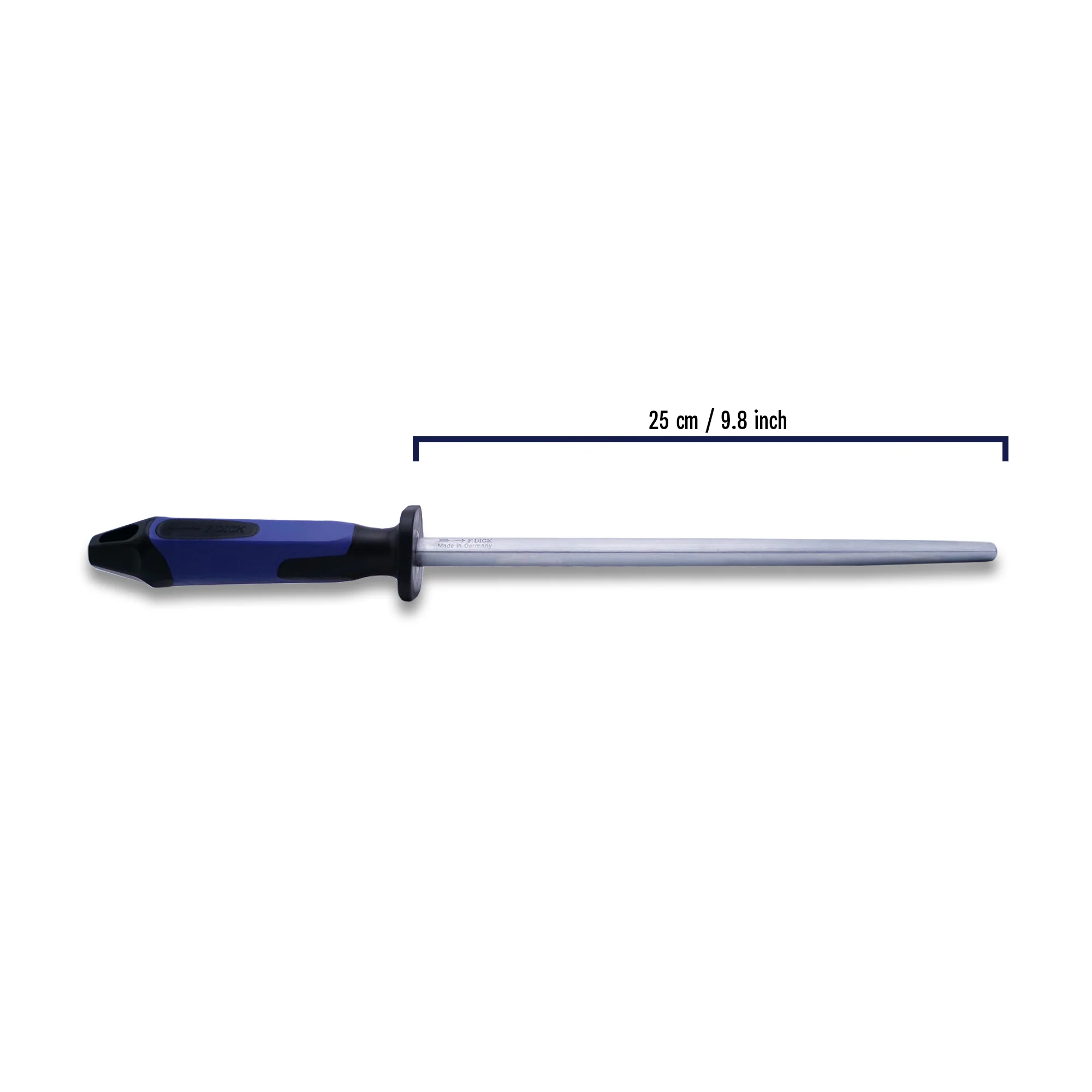 Dick COMBI Sharpening Steel 25 cm / 9.8", Square, Fine Cut & Polished - #73882-25 - Image 6