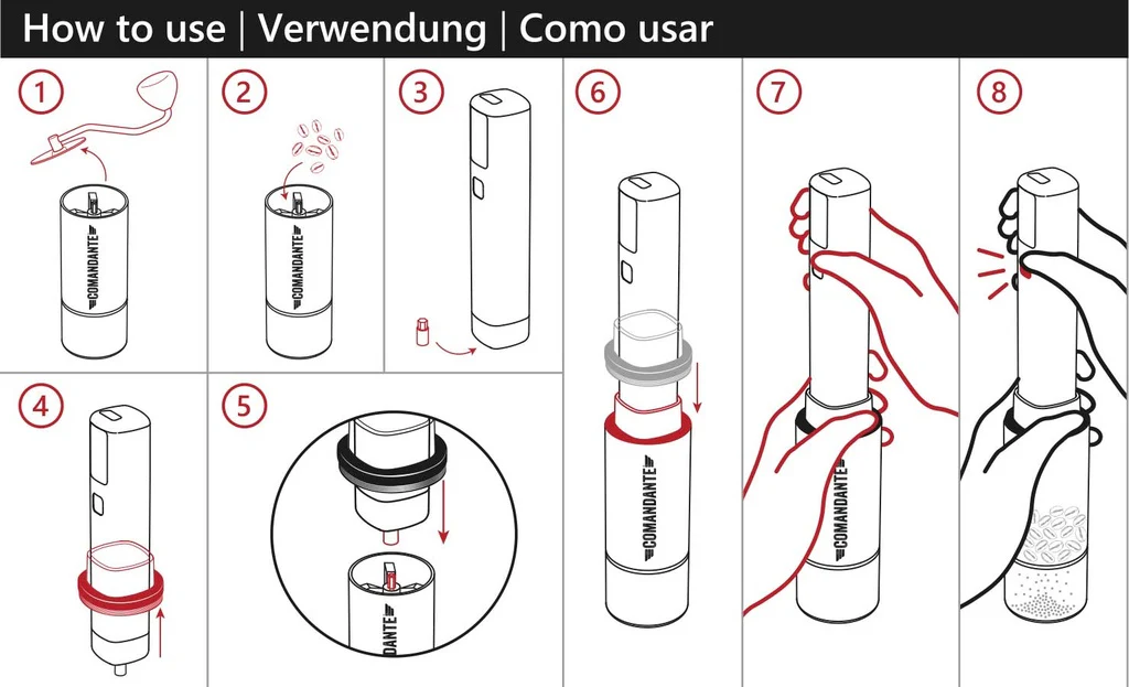 Hario Mobile Mill Stick plus Comandante Adapter - Image 9