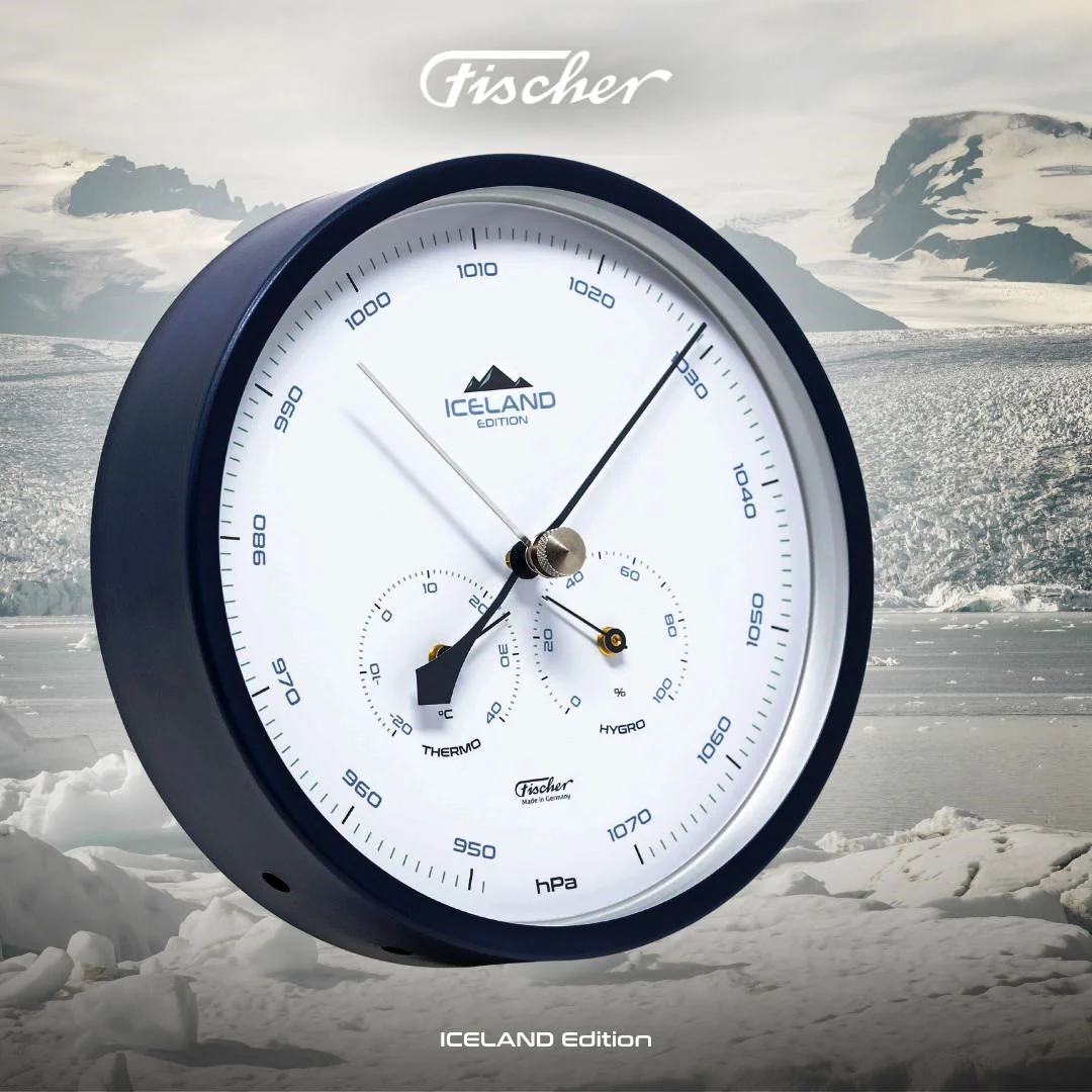 Fischer Weather Station "ICELAND", 1602-15, Stainless Steel - Image 6