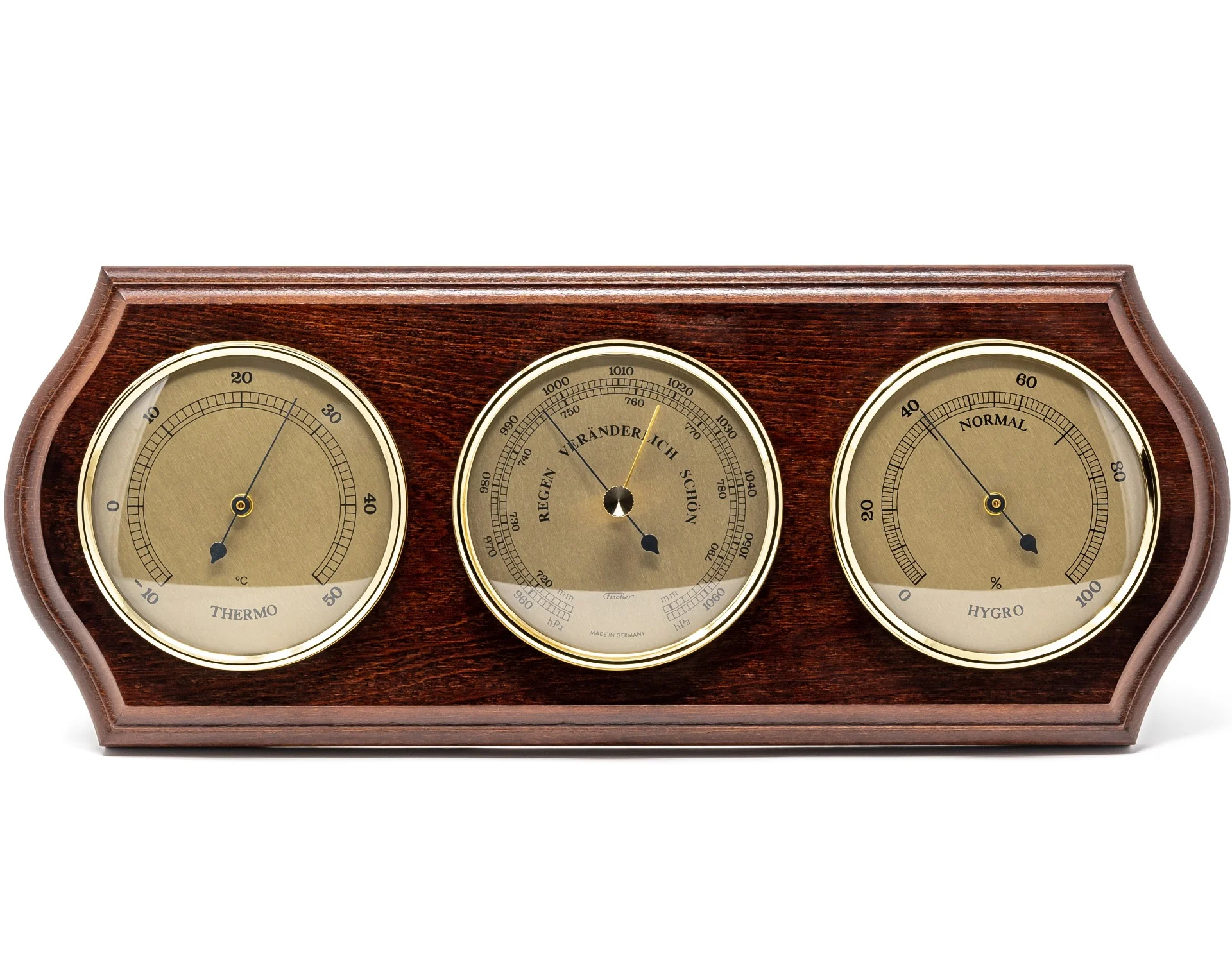 Fischer Weather Station with Thermometer, Barometer & Hygrometer 395 mm / 15.6" - No. 9178 - Image 7