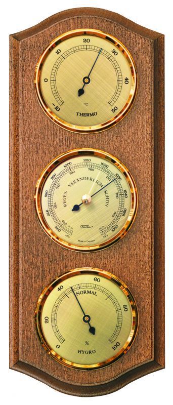 Fischer Weather Station with Thermometer, Barometer & Hygrometer 395 mm / 15.6" - No. 9178 - Image 9