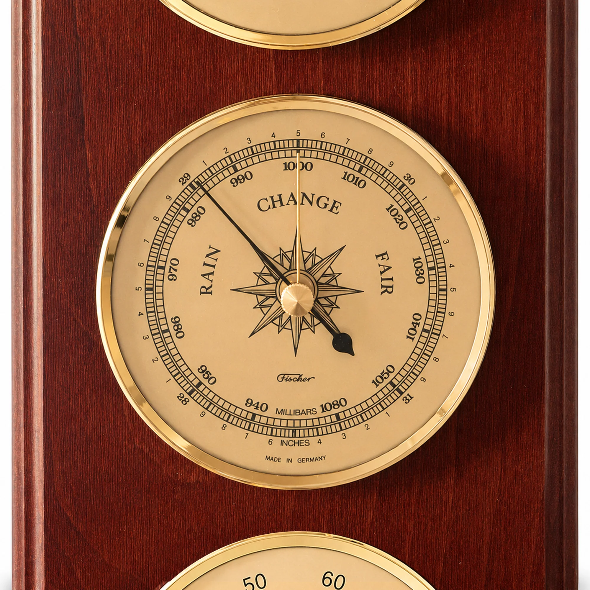 Fischer Weather Station 9178 - Thermometer, Barometer & Hygrometer - 395 mm / 15.6" - US Version - Image 4