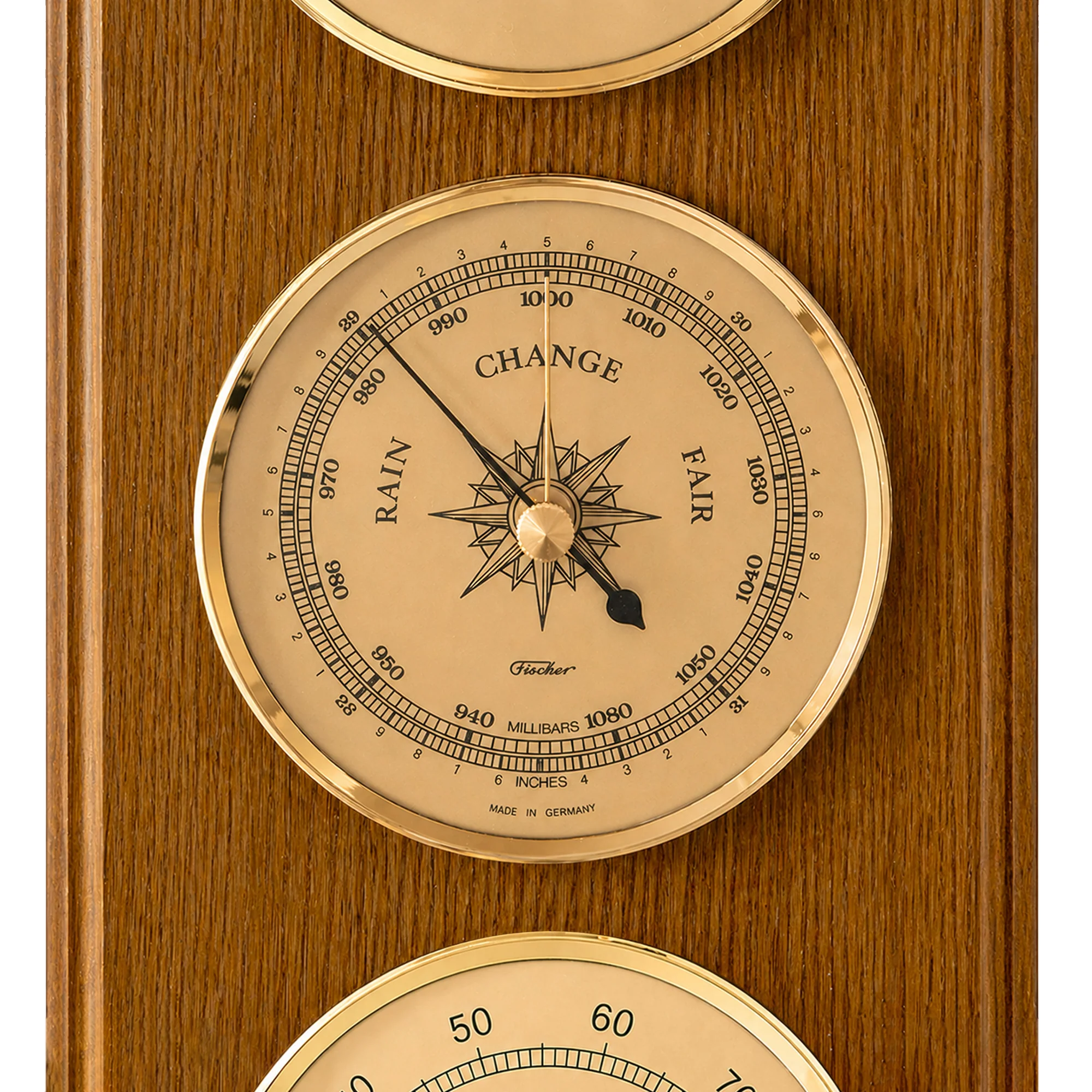 Fischer Weather Station 9178 - Thermometer, Barometer & Hygrometer - 395 mm / 15.6" - US Version - Image 9