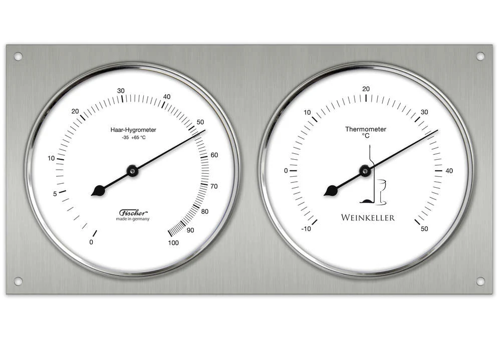 Fischer Wine Cellar Hygrometer & Thermometer 240 mm / 9.4" - 140.01 (German, °C) - Image 2