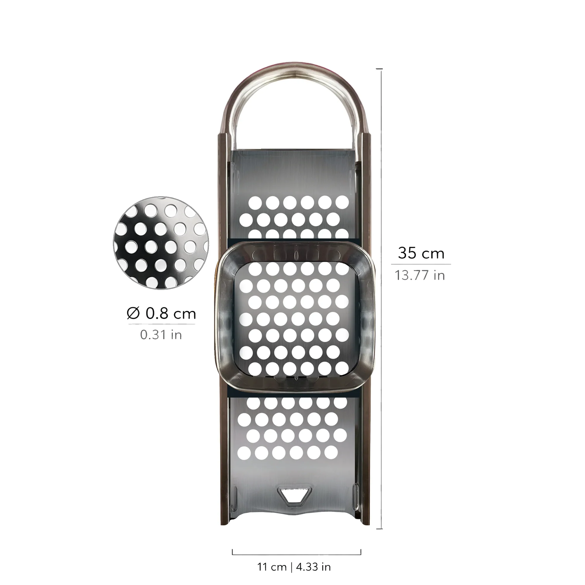 Goldspatz Spaetzle Maker, Stainless Steel, 35 cm / 13.7" - Image 3