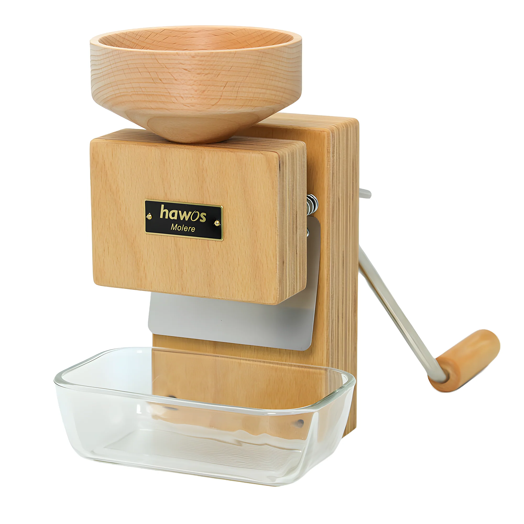 hawos MOLERE Hand Crank Grain Mill Premium Flour Grinder for Fresh Wholegrain Flour - Image 2