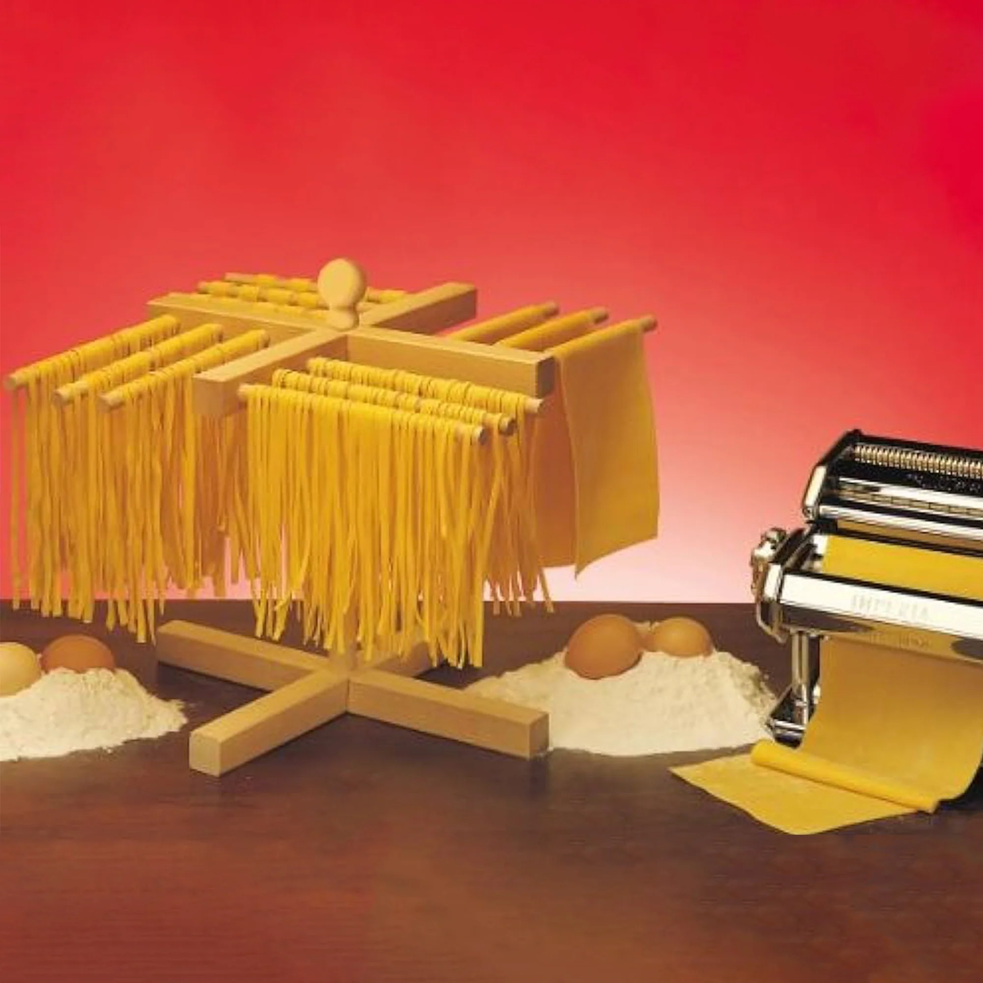 IMPERIA Pasta Dryer Made of Beech Wood - Image 3