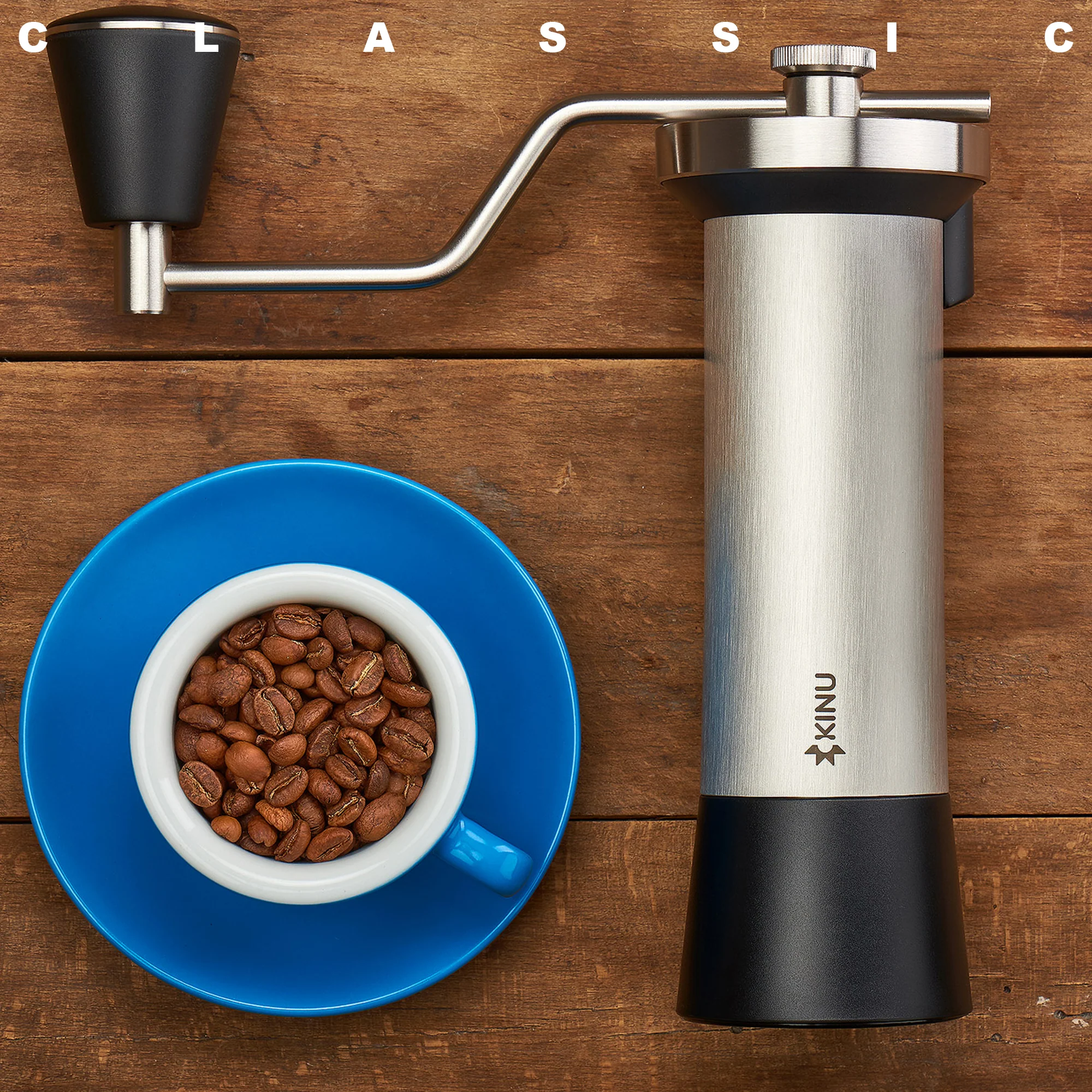 Kinu Coffee Grinder M47 Stainless Steel - Image 6