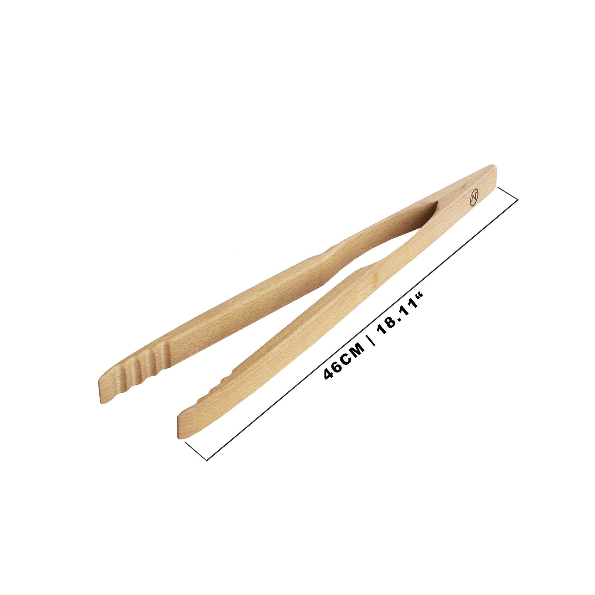 Zetzsche Kitchen Grill Tongs, Beech Wood, Gift Box - Image 4