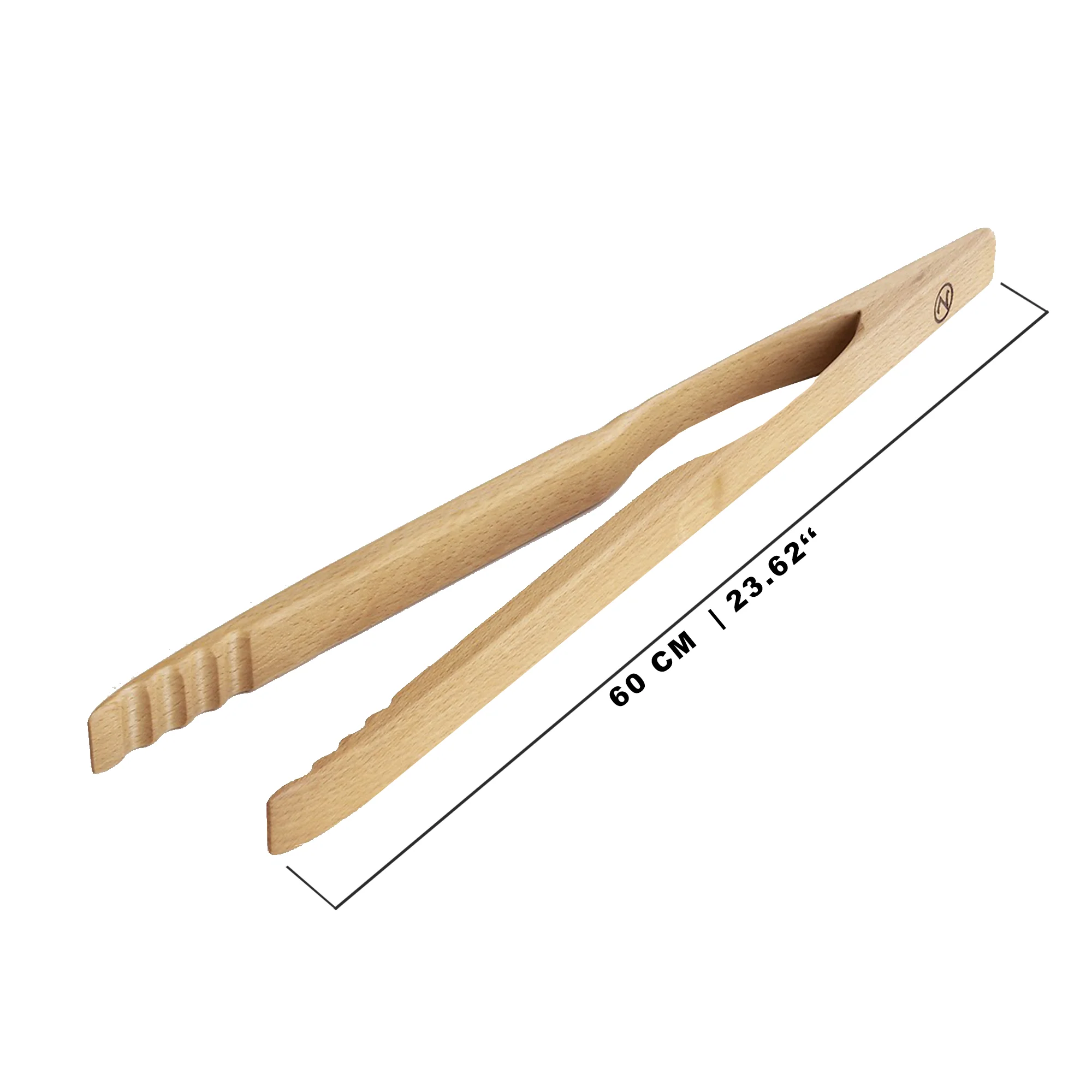 Zetzsche Kitchen Grill Tongs, Beech Wood, Gift Box - Image 5