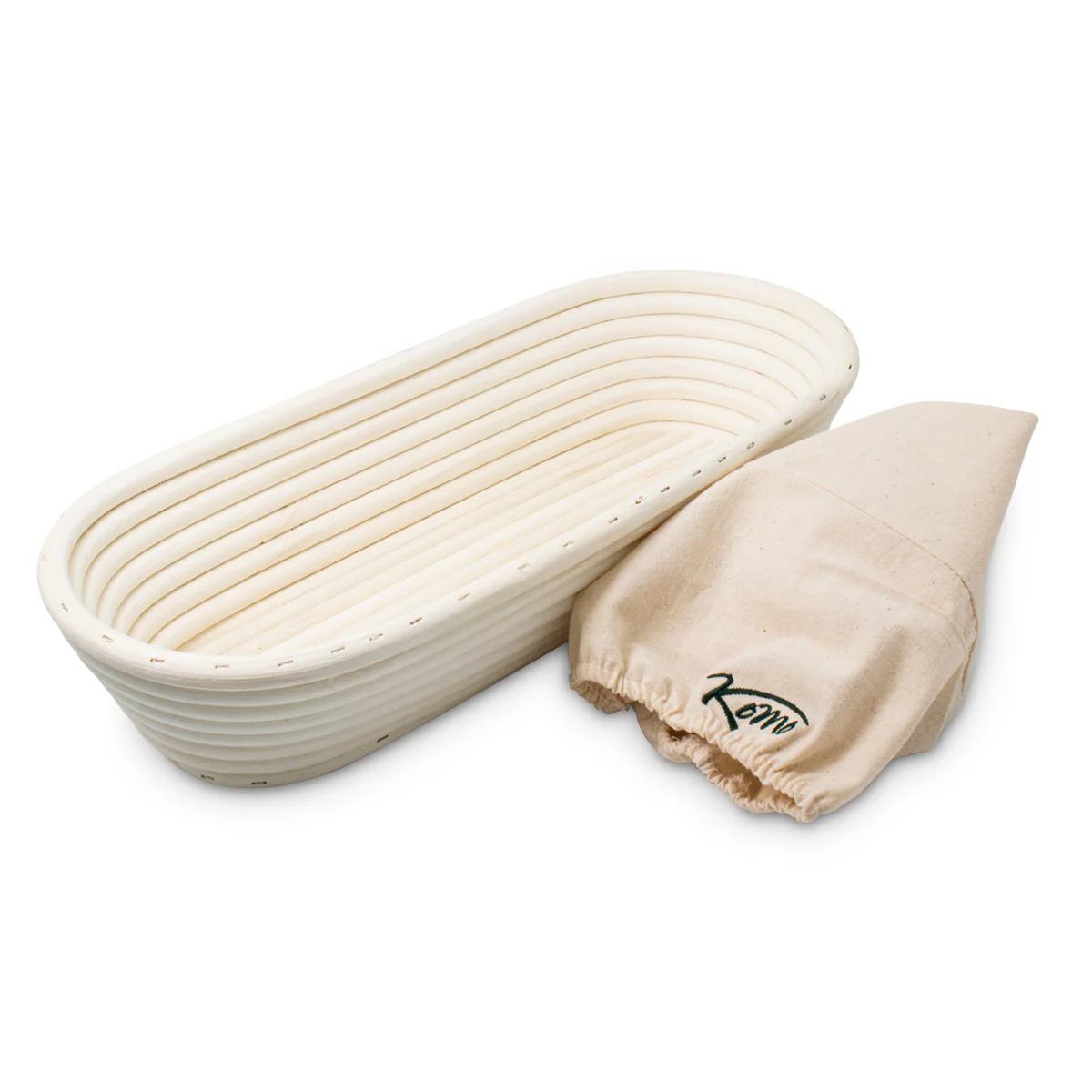 Komo Long Rattan Proofing Basket With Linen Cover - 06046 - Image 3