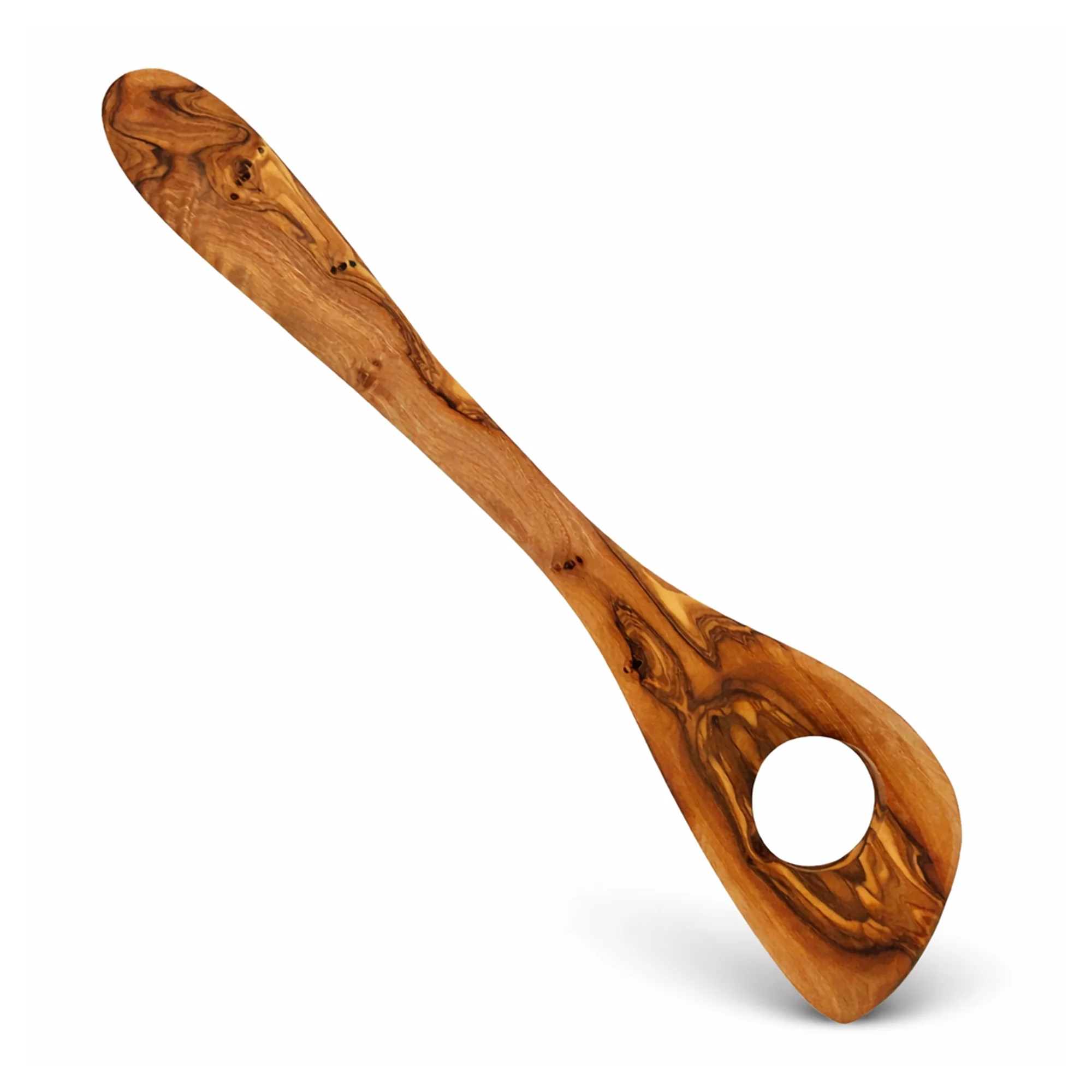 PASTERKAMP Olive Wood Mixing & Risotto Spoon - 30 cm / 11.8"