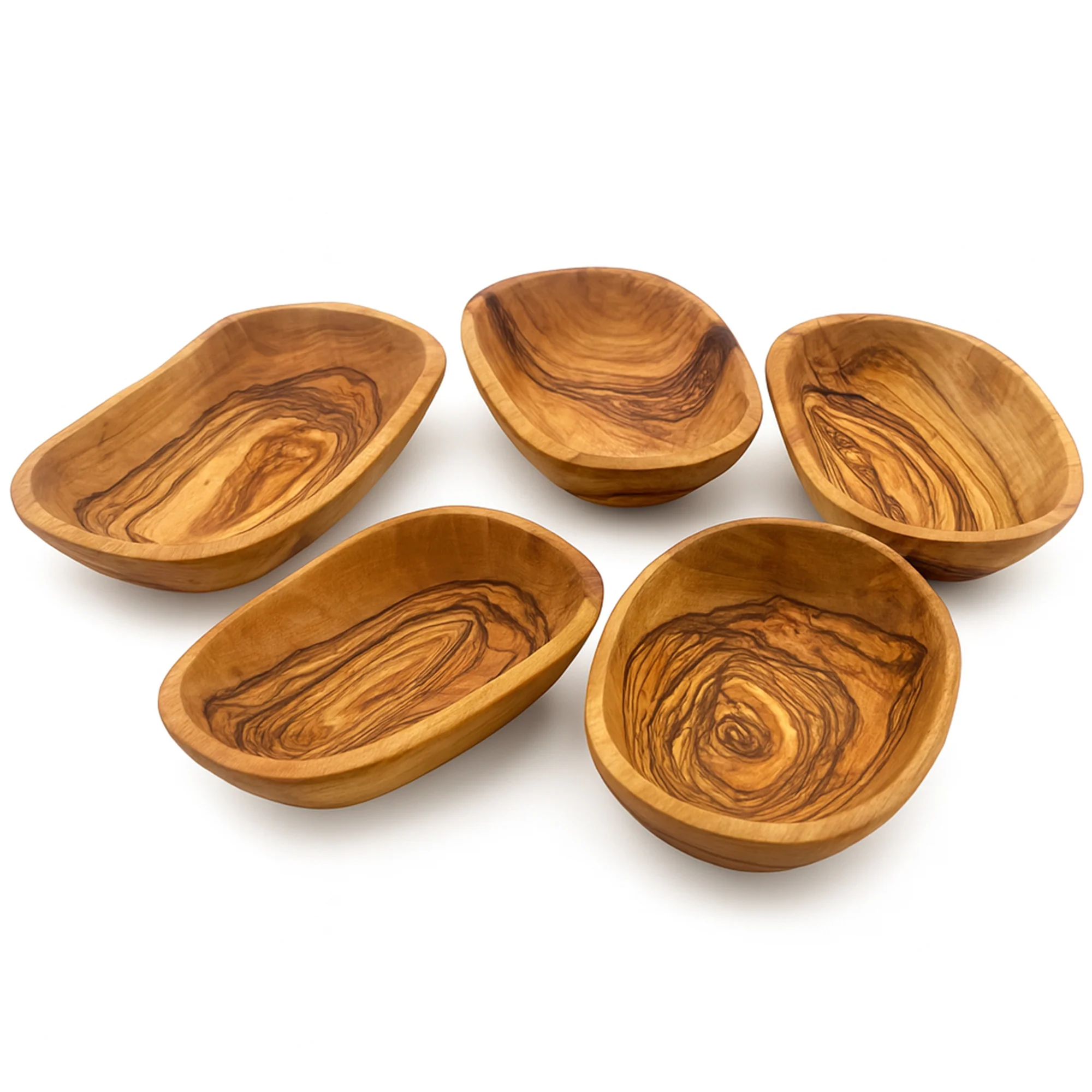 PASTERKAMP Olive Wood Snack Bowl - Ø 13 × 9 cm / Ø 5.1 × 3.5" - Image 3
