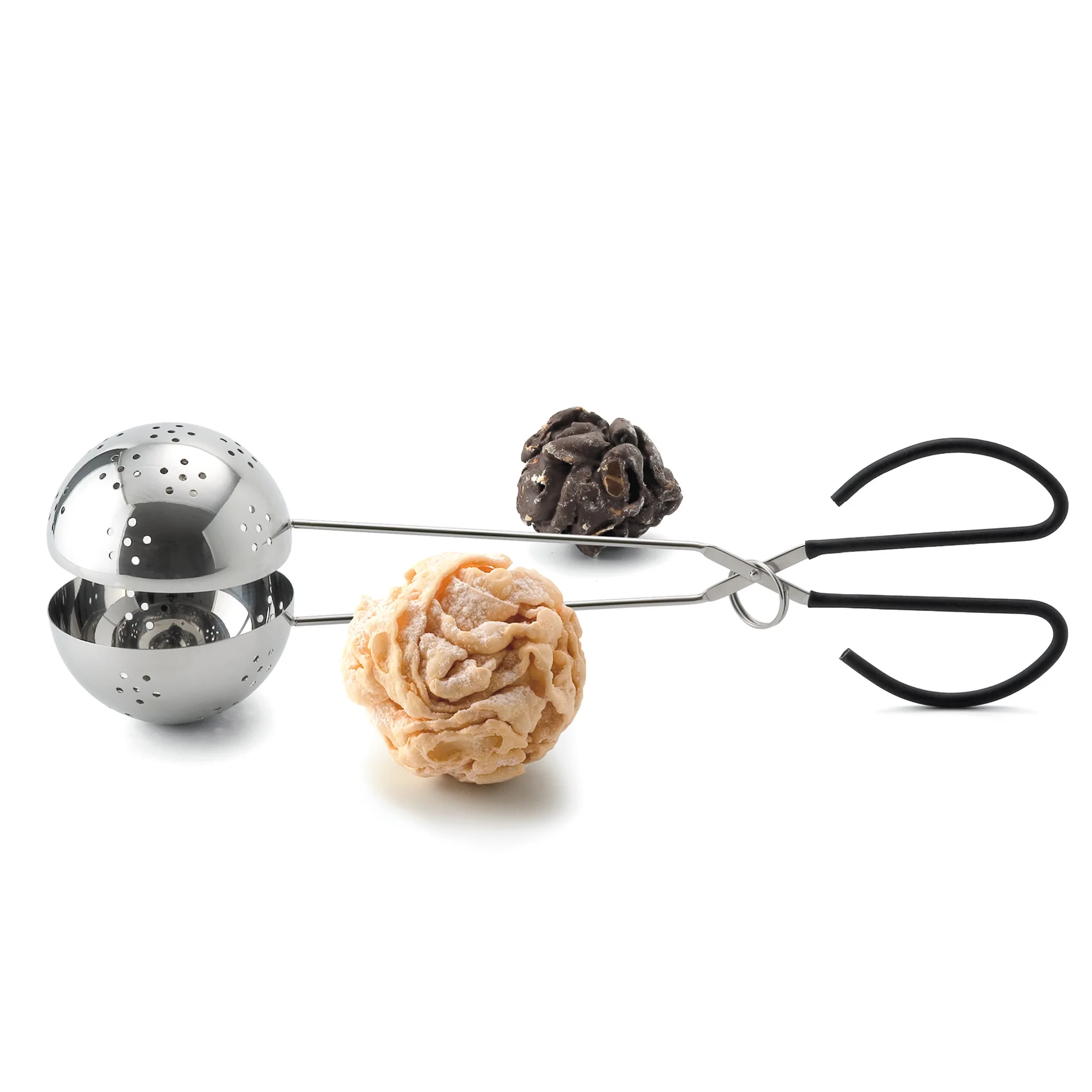 Weis Professional Snowball Pastry Mold, Stainless Steel with Silicone Grip (16.5 in / 42 cm) No. 14221