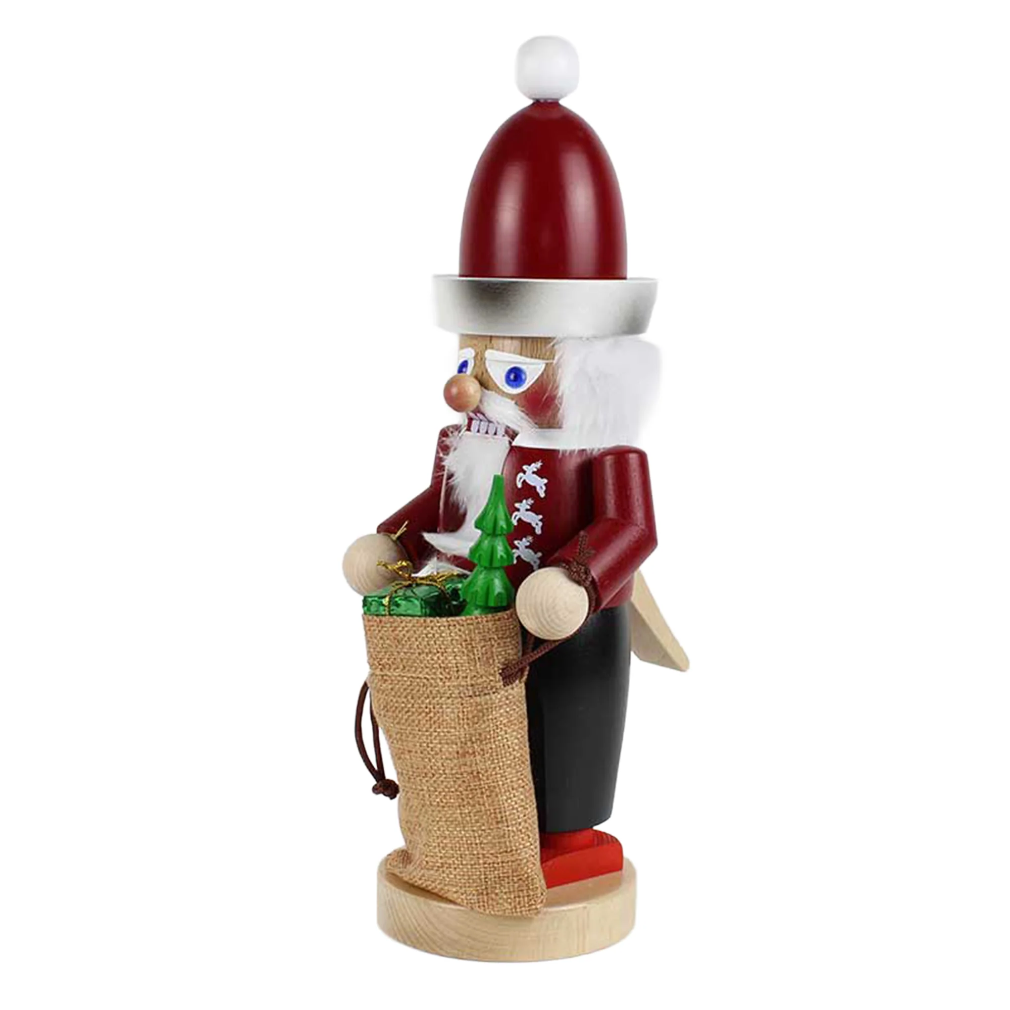 Steinbach Chubby Bavarian Santa - German Handmade Nutcracker  - 13.4"/34 cm - Image 11