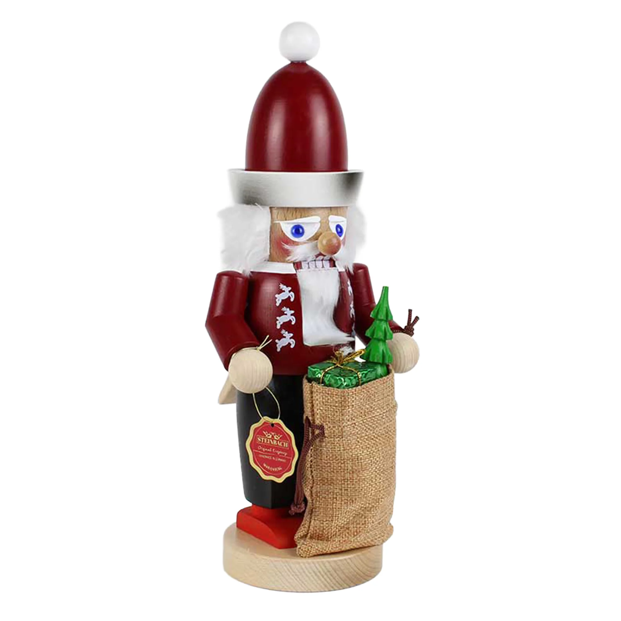 Steinbach Chubby Bavarian Santa - German Handmade Nutcracker  - 13.4"/34 cm - Image 3