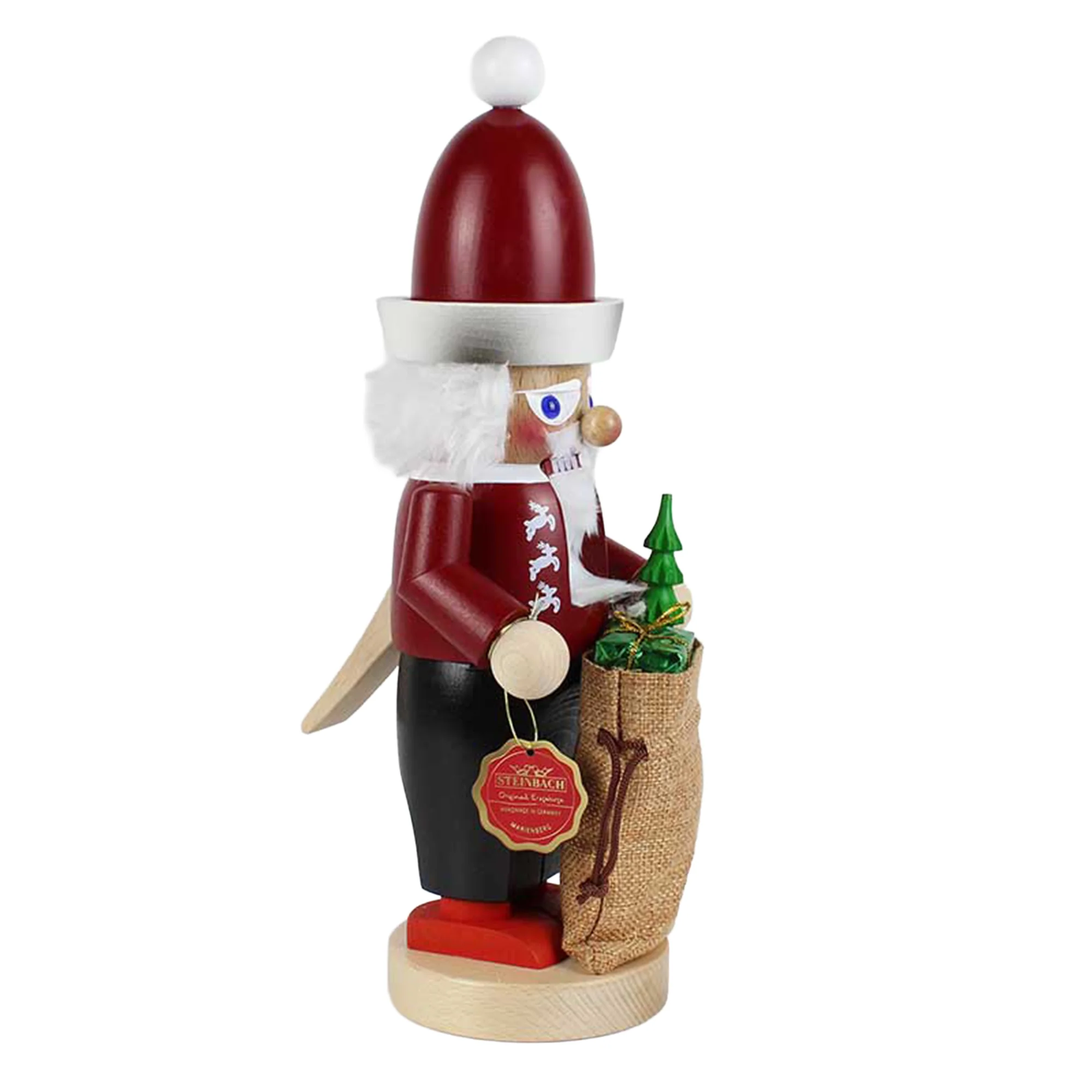 Steinbach Chubby Bavarian Santa - German Handmade Nutcracker  - 13.4"/34 cm - Image 4