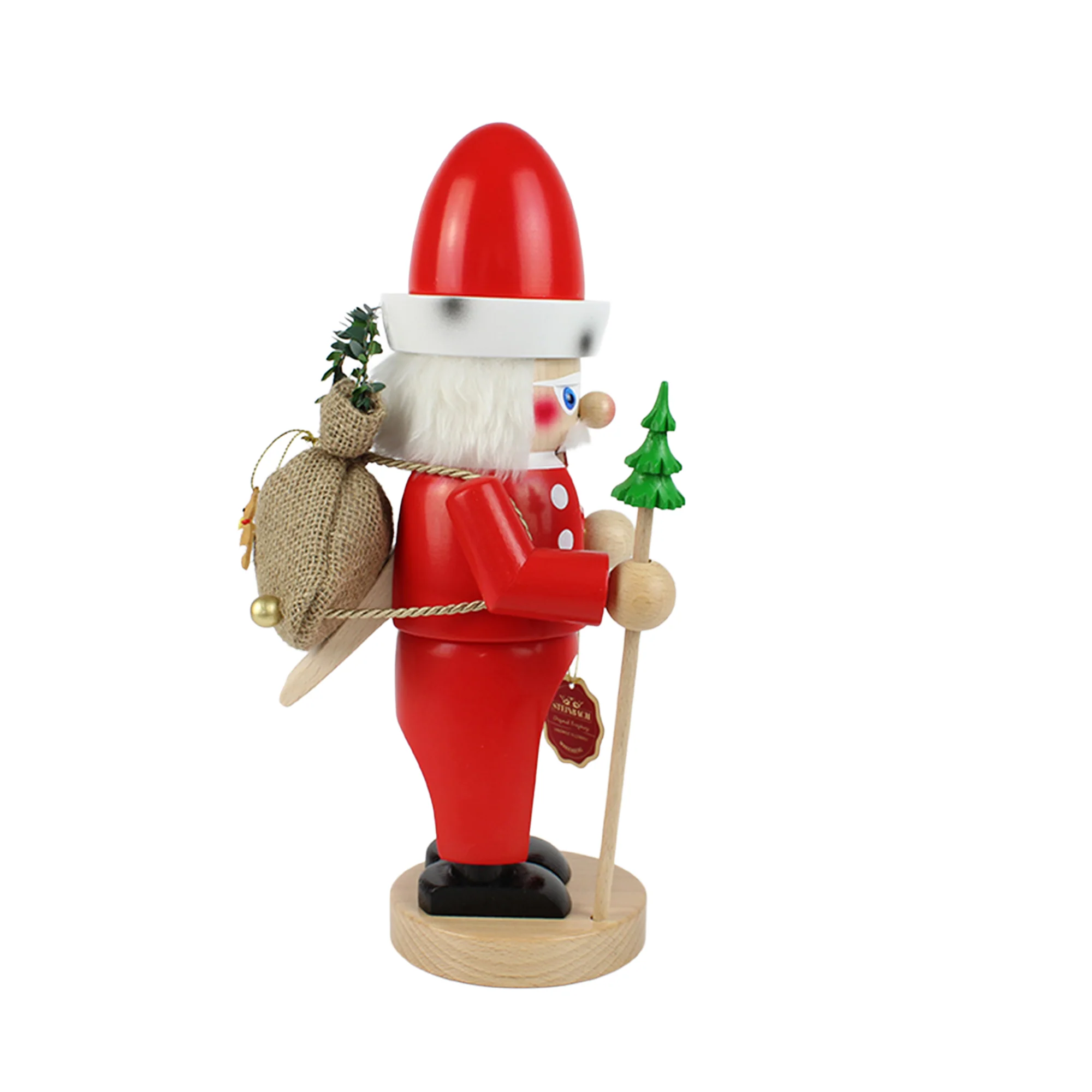 Steinbach Chubby Santa Claus, German Handmade Nutcracker - 13.0" / 33 cm - Image 4