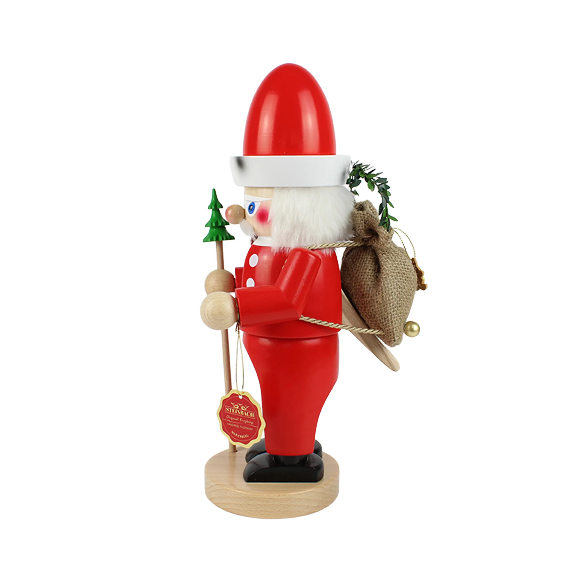 Steinbach Chubby Santa Claus, German Handmade Nutcracker - 13.0" / 33 cm - Image 8