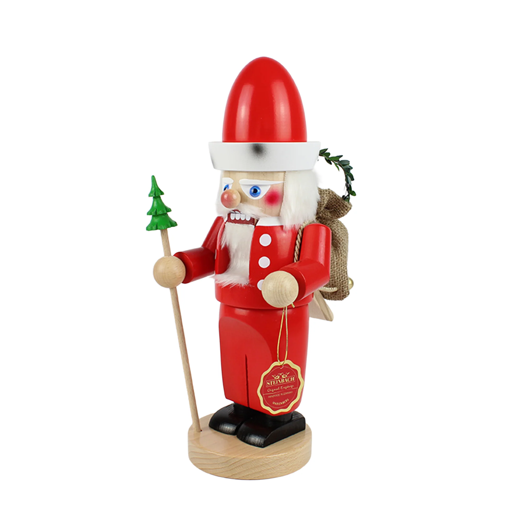 Steinbach Chubby Santa Claus, German Handmade Nutcracker - 13.0" / 33 cm - Image 9