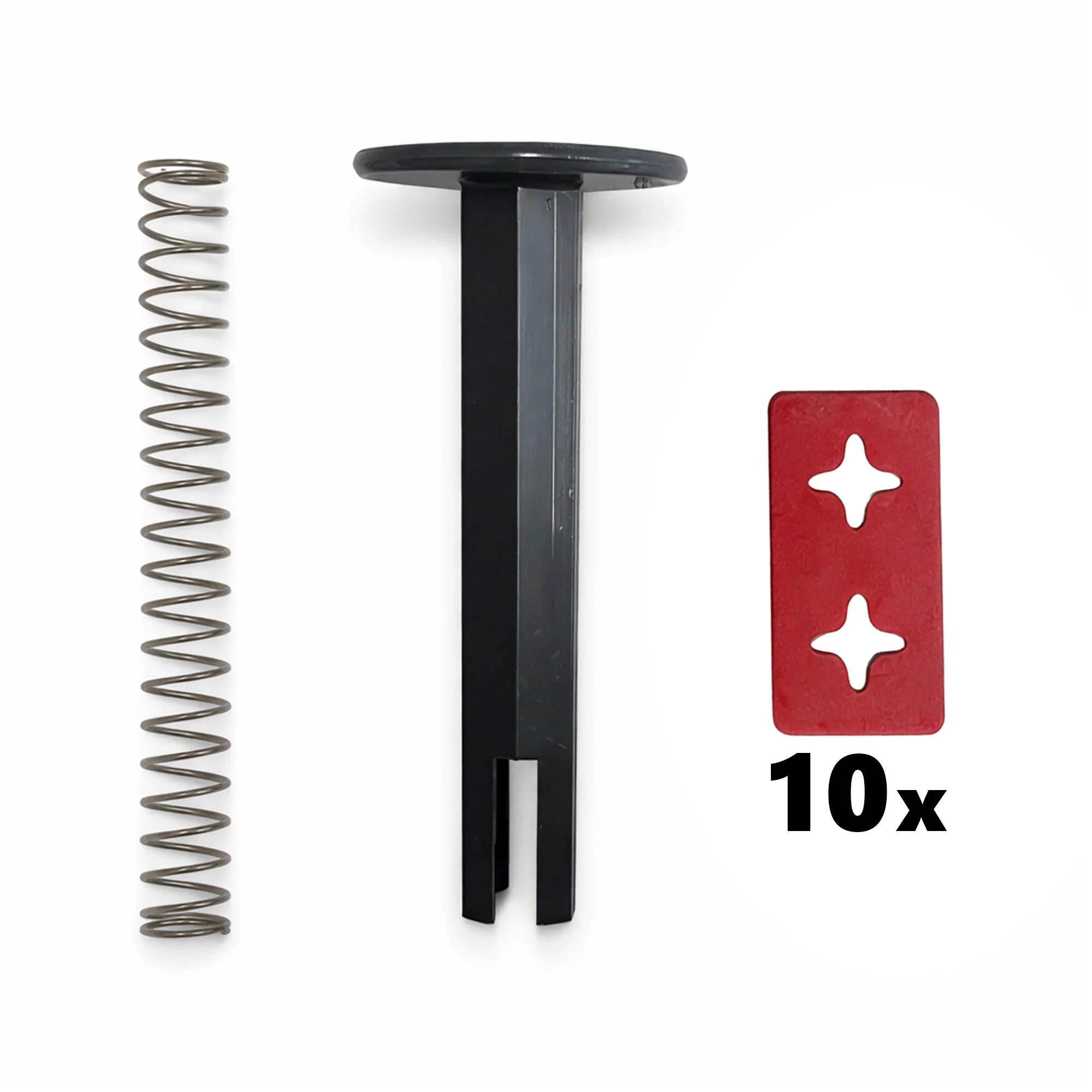 Westmark Cherry Pitter Replacement Parts Set for »Kirschomat« 4070 - Plunger, Spring & 10 Rubber Wiper Inserts