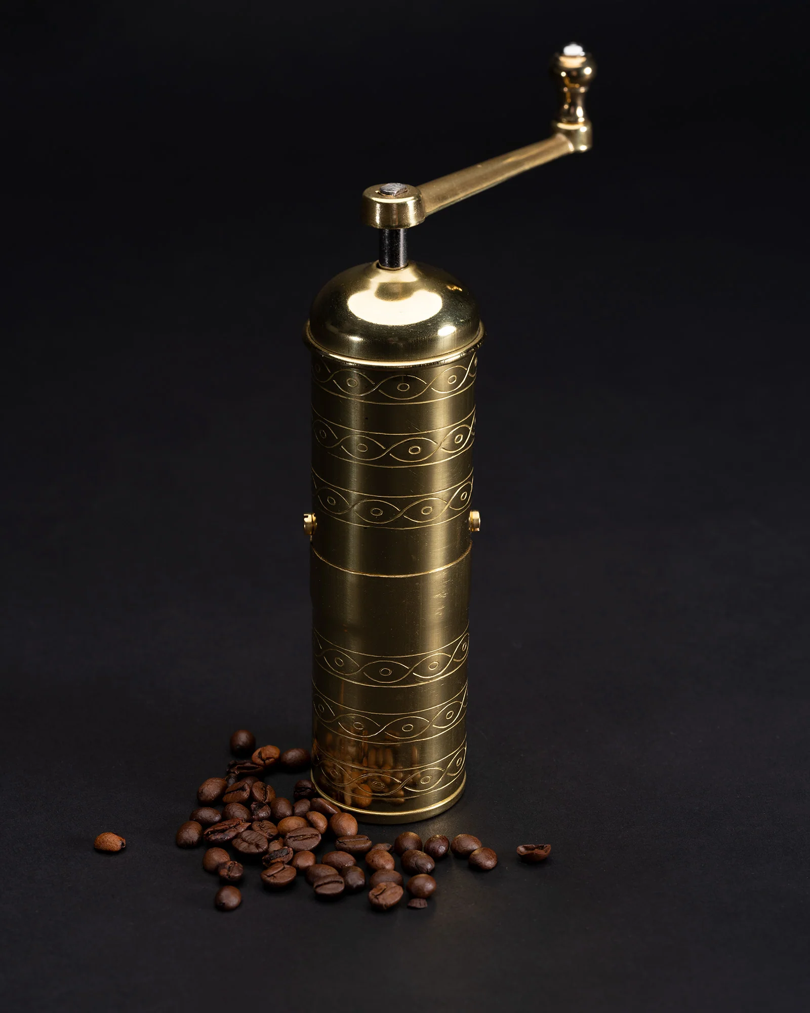 Zassenhaus Mocha Coffee Grinder / Mill HAVANNA, Polished Brass - #041002 - Image 5