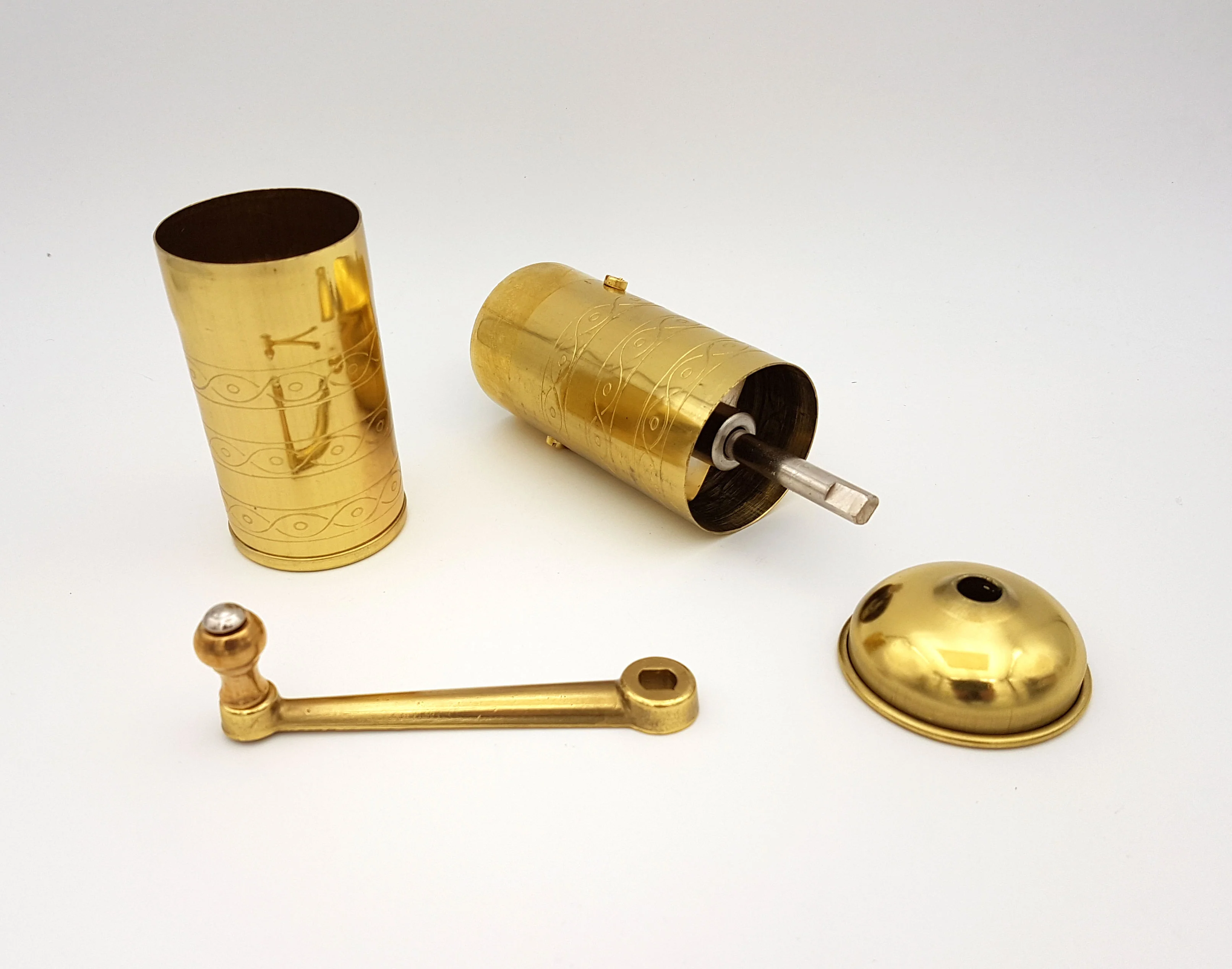 Zassenhaus Mocha Coffee Grinder / Mill HAVANNA, Polished Brass - #041002 - Image 6