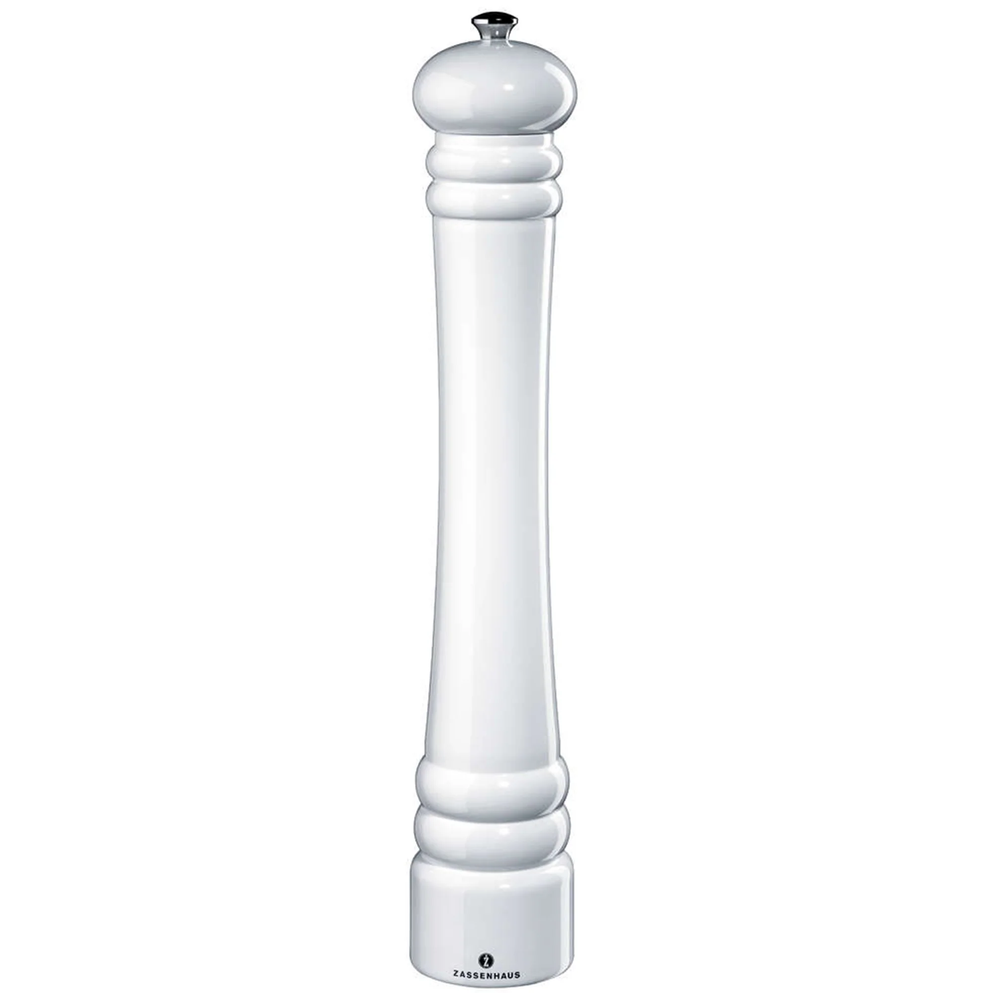 Zassenhaus Pepper / Salt Mill BERLIN, White Glossy - Image 3
