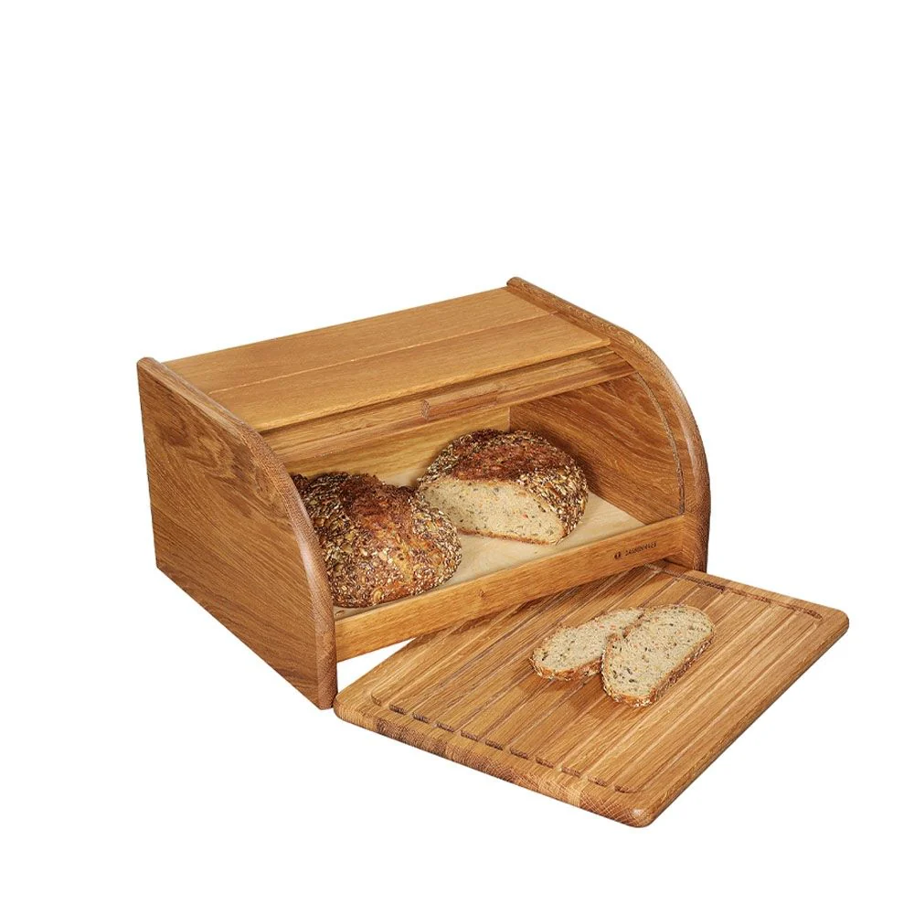 Zassenhaus Wooden Bread Box with Pull-Out Board COUNTRY - Image 4